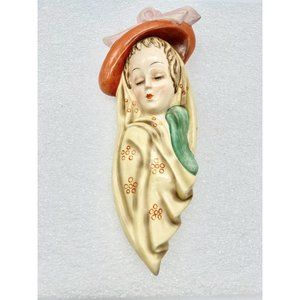 Goebel Nasha 3 Wall Hanging Crown Mark Woman With Hat